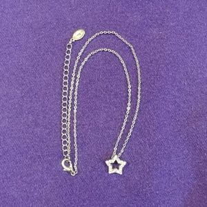 Cookie Lee sparkly star necklace